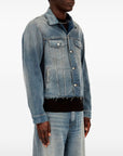 MM6 Maison Margiela Coats Clear Blue