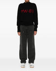 Golden Goose jeans with distressed effect and front patches