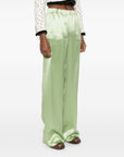 Valentino wide leg silk trousers