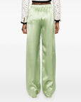 Valentino wide leg silk trousers