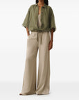 Fabiana Filippi Amelia Viscose satin trousers