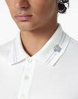 Versace Medusa embroidered polo