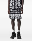 Versace Medusa Chains Silk Shorts