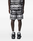 Versace Medusa Chains Silk Shorts