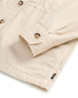 Woolrich Garment-Dyed Pure Cotton Overshirt beige