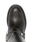 Golden Goose leather biker boots