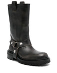 Golden Goose leather biker boots