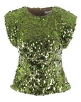 GANNI Top Green