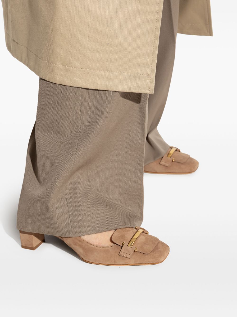 Tod&#39;s Suede Slingback Pumps