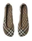 Burberry checkered Ballerina in jacquard