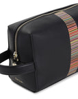 Paul Smith Signature Stripe leather washbag