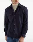 Brunello Cucinelli Shirts Blue