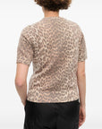 GANNI T-shirts and Polos Brown