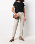 Brunello Cucinelli Brass-embellished crew-neck T-shirt
