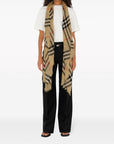 Burberry Check wool scarf