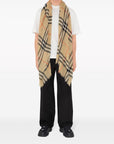 Burberry Check wool scarf