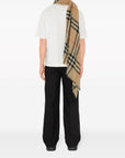 Burberry Check wool scarf