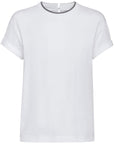 Brunello Cucinelli Contrast-trim T-shirt