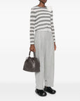 Brunello Cucinelli Mellow small bucket bag in soft leather with monili