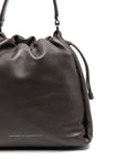 Brunello Cucinelli Mellow small bucket bag in soft leather with monili