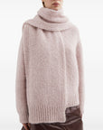 Jil Sander Plus Knitted wool Scarf