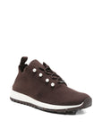 Jimmy Choo Veles Cashmere Melange Knit Trainers with Pearl Buttons