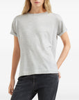 Brunello Cucinelli Lurex-knit T-shirt