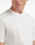 Brunello Cucinelli Cotton jersey crew neck T-shirt with logo
