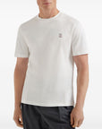Brunello Cucinelli Cotton jersey crew neck T-shirt with logo