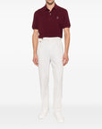 Brunello Cucinelli Embroidered cotton polo shirt