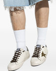 Golden Goose Super-Star in nappa leather with leather star and leather heel tab