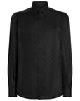 Dolce & Gabbana DG logo martini jacquard shirt