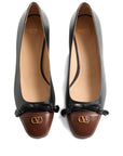 Valentino Garavani Valet Du Roi Ballerina In 25mm Kid