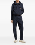 Emporio Armani Coats Blue