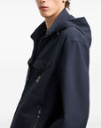 Emporio Armani Coats Blue