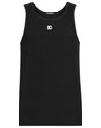 Dolce & Gabbana Logo cotton tank top