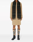 Burberry check cashmere scarf