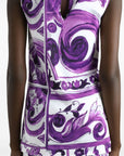 Dolce & Gabbana Maiolica print tank top