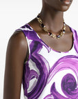 Dolce & Gabbana Maiolica print tank top