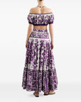 Dolce & Gabbana Maiolica print cotton top