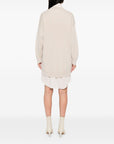 Brunello Cucinelli Ribbed knit mini dress