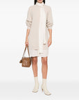 Brunello Cucinelli Ribbed knit mini dress