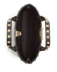 Valentino Garavani Mini Rockstud Shopping Bag in Garnet Calfskin