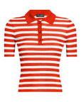Dolce & Gabbana Striped Polo Top