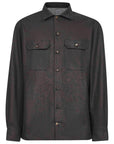Brunello Cucinelli Long-sleeve flannel overshirt