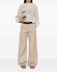 Brunello Cucinelli Wool Open-Knit Sweater