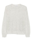Brunello Cucinelli Wool Open-Knit Sweater