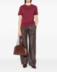 Brunello Cucinelli Cotton jersey T-shirt with shiny tab