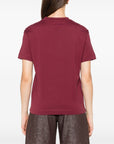Brunello Cucinelli Cotton jersey T-shirt with shiny tab