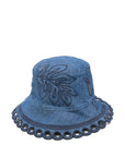 Zimmermann Embroidered denim hat
